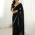 black embellished tissue sarees with blouse 