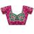 embellished floral mirror work pure georgette designer saree with blouse 