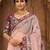 floral mirror work pure georgette designer saree with blouse 