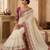 floral embroidered pure georgette designer saree with blouse 