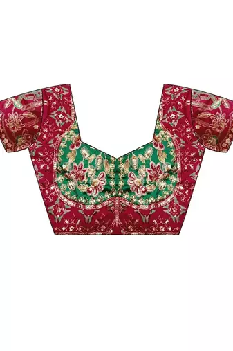 floral embroidered pure georgette designer saree with blouse 