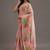 floral organza saree with blouse 