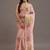 floral organza saree with blouse 