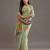 floral organza saree with blouse 
