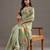 floral organza saree with blouse 