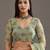 floral organza saree with blouse 