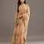 floral organza designer saree with blouse 