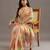 floral organza designer saree with blouse 