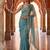 embellished beads and stones designer saree with blouse 