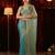 embellished beads and stones designer saree with blouse 