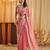 beads and stones saree with blouse 