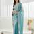 beads and stones saree with blouse 