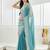 beads and stones saree with blouse 
