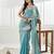 beads and stones saree with blouse 