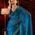 beads and stones embellished saree with blouse piece with blouse  