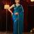 beads and stones embellished saree with blouse piece with blouse  