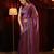 embellished sequinned saree with blouse 