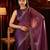 embellished sequinned saree with blouse 