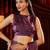 embellished sequinned saree with blouse 