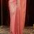 embellished beads and stones silk blend saree with blouse 