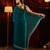 embellished beads and stones silk blend designer saree with blouse 
