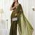 woven design embroidered art silk designer saree with blouse 