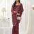 checked beads and stones art silk heavy work saree with blouse 