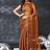 woven design beads and stones art silk designer saree with blouse 