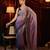 ombre embellished beads and stones saree with blouse 