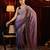 ombre embellished beads and stones saree with blouse 