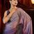 ombre embellished beads and stones saree with blouse 