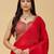 embroidered satin designer saree with blouse 