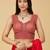 embroidered satin designer saree with blouse 