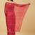 Red embellished embroidered satin saree with blouse 