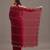 Maroon embellished beads and stones satin heavy work saree with blouse 
