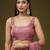 Rose embellished embroidered silk blend heavy work saree with blouse 