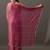 Magenta embellished zari silk blend saree with blouse with blouse 