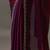 Maroon embellished beads and stones satin heavy work saree with blouse 