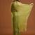 women olive green embellished silk blend sarees with blouse 
