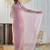 Lavender embellished beads and stones saree with blouse 