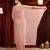peach embellished saree with blouse 