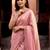 beads and stones silk blend saree with blouse with blouse 