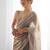 women embellished sequinned tissue designer saree with blouse 