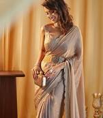 Beads and Stones Saree with blouse 