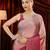 Ombre Beads and Stones Silk Blend Saree with blouse