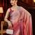 Ombre Beads and Stones Silk Blend Saree with blouse