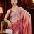 Ombre Beads and Stones Silk Blend Saree with blouse