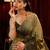 Ombre Beads and Stones Saree with blouse