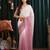 Colourblocked Beads and Stones Silk Blend Saree with blouse