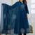 Cotton anarkali printed kurti-pant-dupatta set